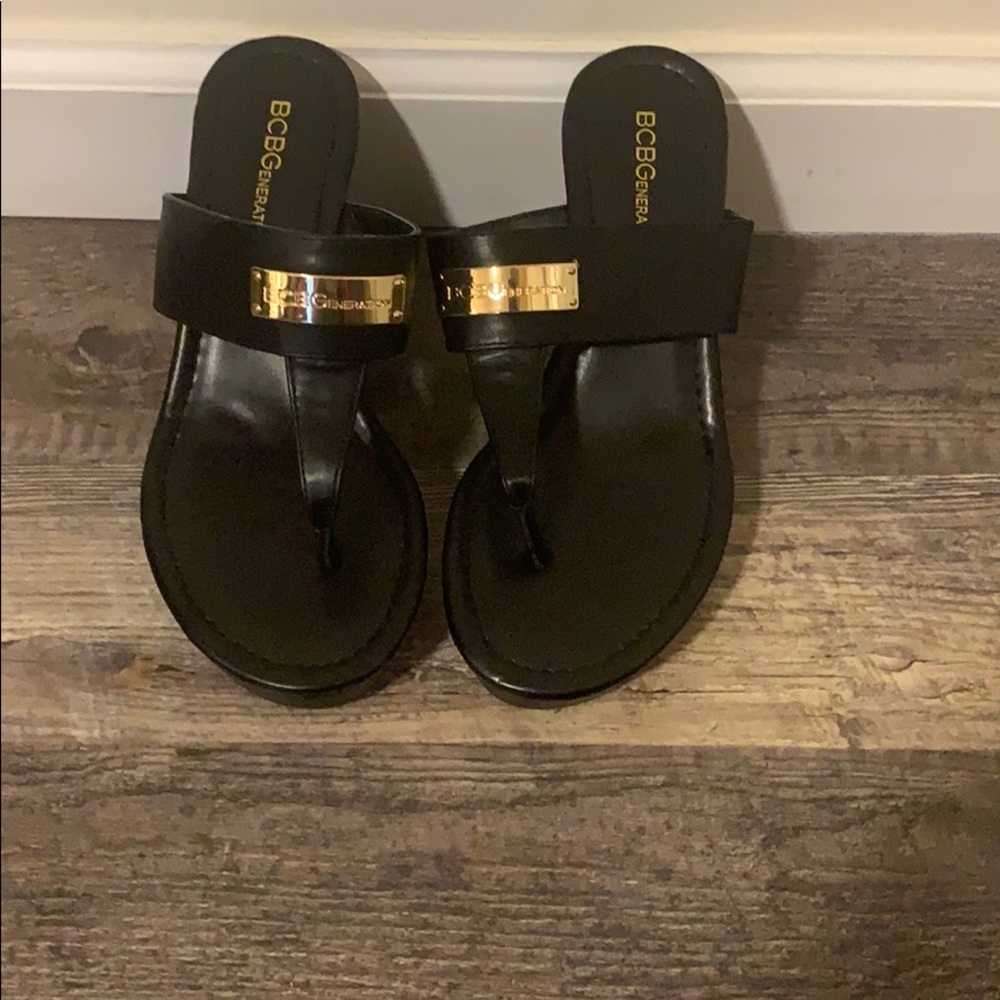 BCBGeneration Wedge Thong Sandal